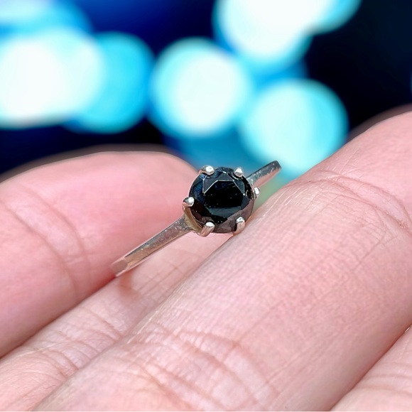 🌺Vintage Art Deco Sterling & Spinel Ring - Picture 5 of 13